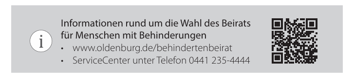 Bild vom QR-Code mit Link zur Homepage der Stadt Oldenburg